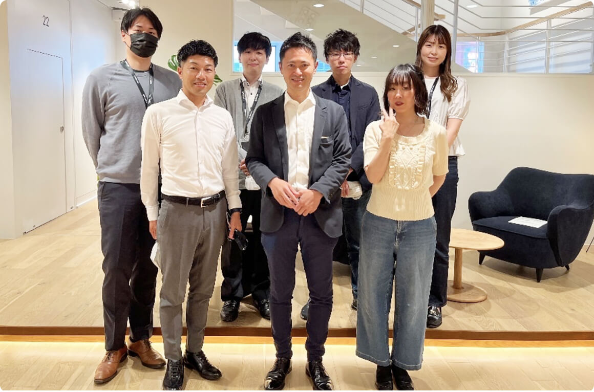 PayPay:Team members meeting at the office for the first time in a while